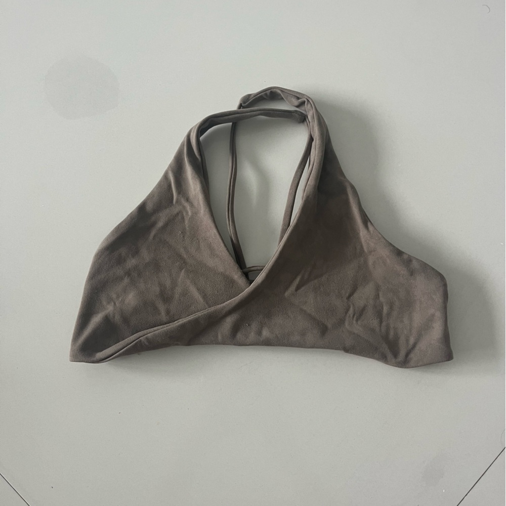 CSB Delilah crop fade, khaki, size S, lightly worn